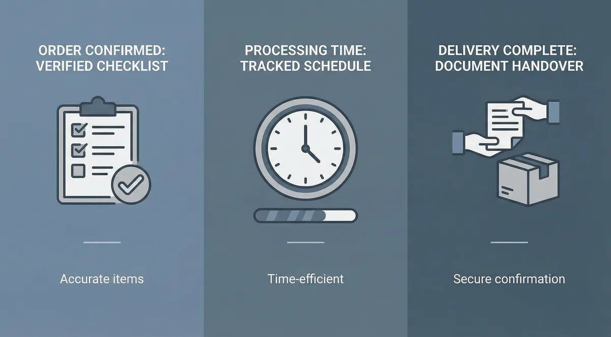 Writing services: order, writer assigned, delivery on time